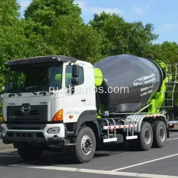 HINO 6x4 10 Wheeler 12 CBM Бетонный транзитный миксер грузовик